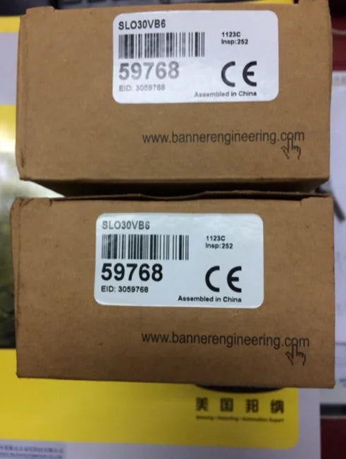 SLO30VB6 1PC New BANNER Photoelectric Switch Sensor free ship