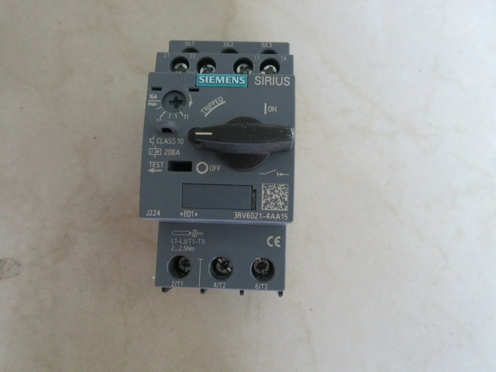 1pc      Siemens  3RV6021-4AA15   11-16A   circuit  breaker  free shipping