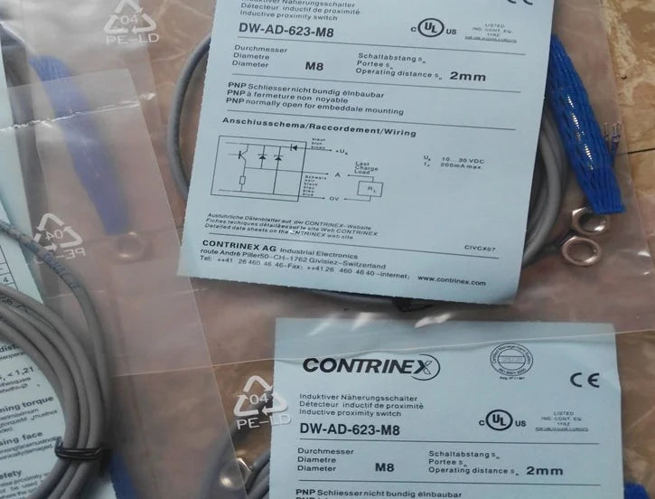 New CONTRINEX DW-AD-623-M8 Proximity switch free shipping