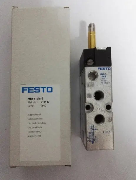 MLH-5-1/8-B 533137 MLH 5 1/8 B NEW in box FESTO Solenoid Valve free ship