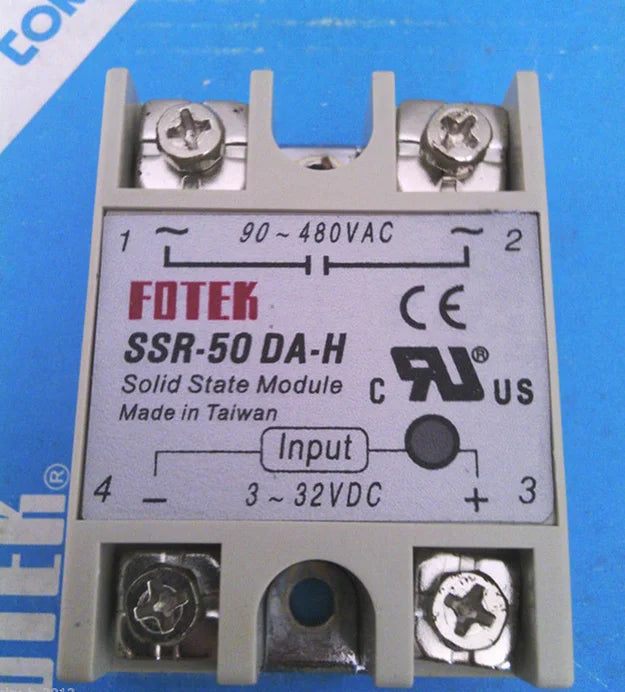 SSR-50DA-H SSR50DAH QTY 3 Per Lot New FOTEK Solid state free shipping