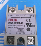 SSR-50DA-H SSR50DAH QTY 3 Per Lot New FOTEK Solid state free shipping