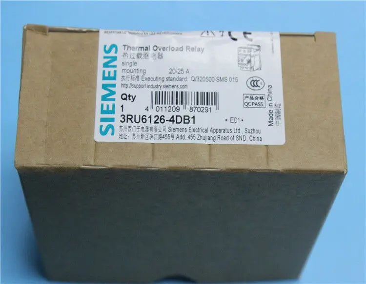 1pc      Siemens  3RU6126-4DB1  20-25A  Thermal relay  free shipping
