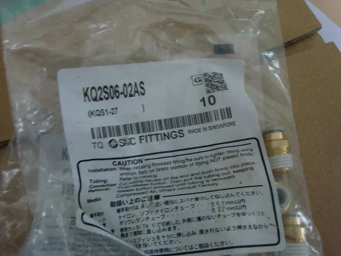 10PC New SMC KQ2S06-02AS free shipping