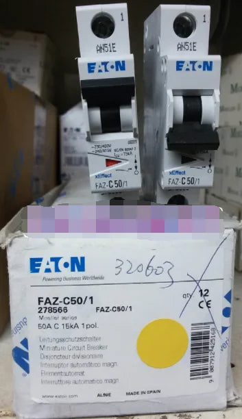 1PC NEW EATON MOELLER FAZ-C50/1 50A 1P free shipping