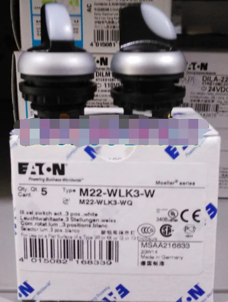 1PC NEW EATON MOELLER M22-WLK3-W free shipping