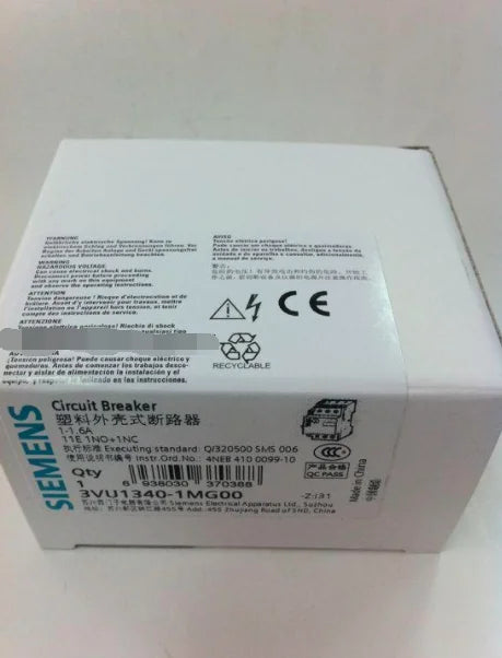 1pc      Siemens   3VU1340-1MG00  1-1.6A  circuit  breaker  free shipping