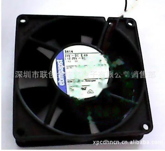 1pc new fan TYP 3414 24VDC 2.4W ebmpapst 92*92*25MM freeship