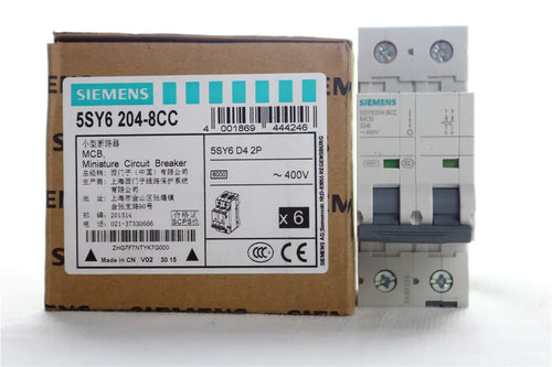 1pc      Siemens  2P  D4A  5SY6204-8CC   circuit  breaker   free shipping