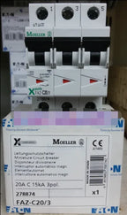 1PC NEW EATON MOELLER FAZ-C20/3 20A 3P free shipping