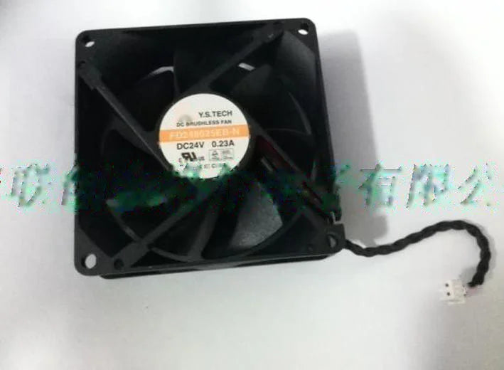 1pc new fan FD248025EB-N DC24V 0.23A Y.S.TECH 80*80*25MM freeship