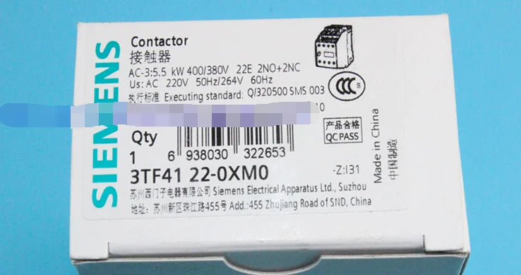 1pc      Siemens  3TF4122-0XM0  3TF4122-0X  contactor   free shipping