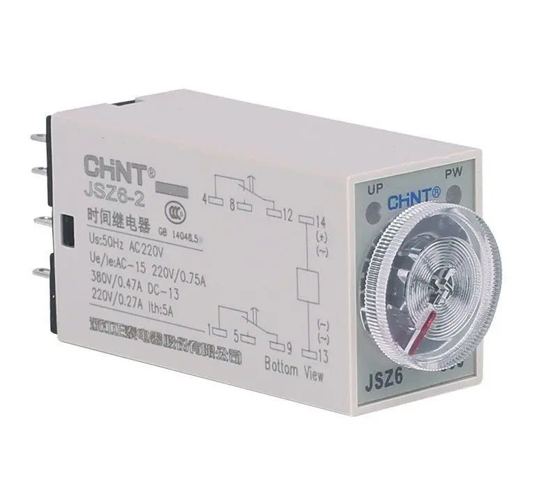 New CHNT JSZ6-2 8 feet  DC24V   time relay  free shipping