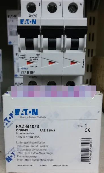 1PC NEW EATON MOELLER FAZ-B10/3 10A 3P free shipping
