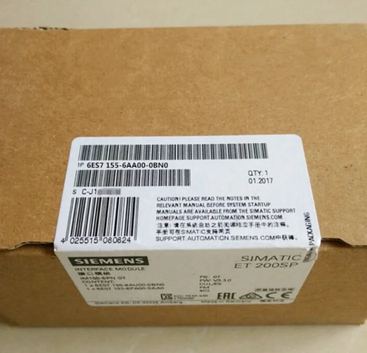 6ES7155-6AA00-0BN0 6ES7 155-6AA00-0BN0 1PC NEW Siemens free shipping