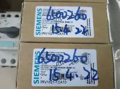 1PC 3RV1021-1CA10 3RV10 21-1CA10 NEW Siemens Circuit Breaker 1.8-2.5A free ship