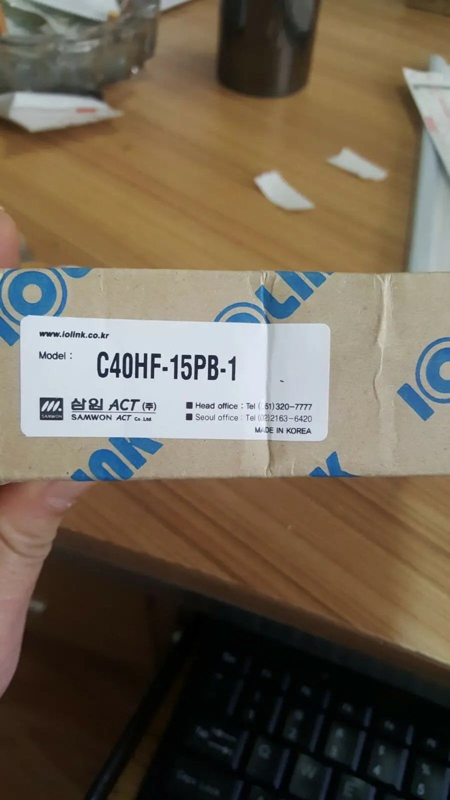 1PC NEW SAMWON IOLINK C40HF-15PB-1 free shipping