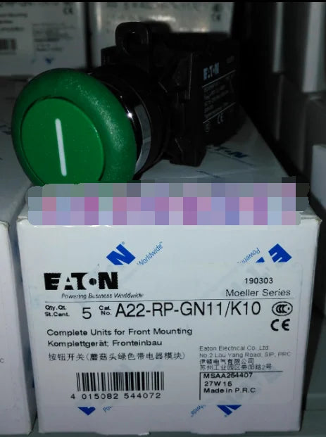 1PC  NEW   EATON  MOELLER  A22-RP-GN11/K10   free shipping