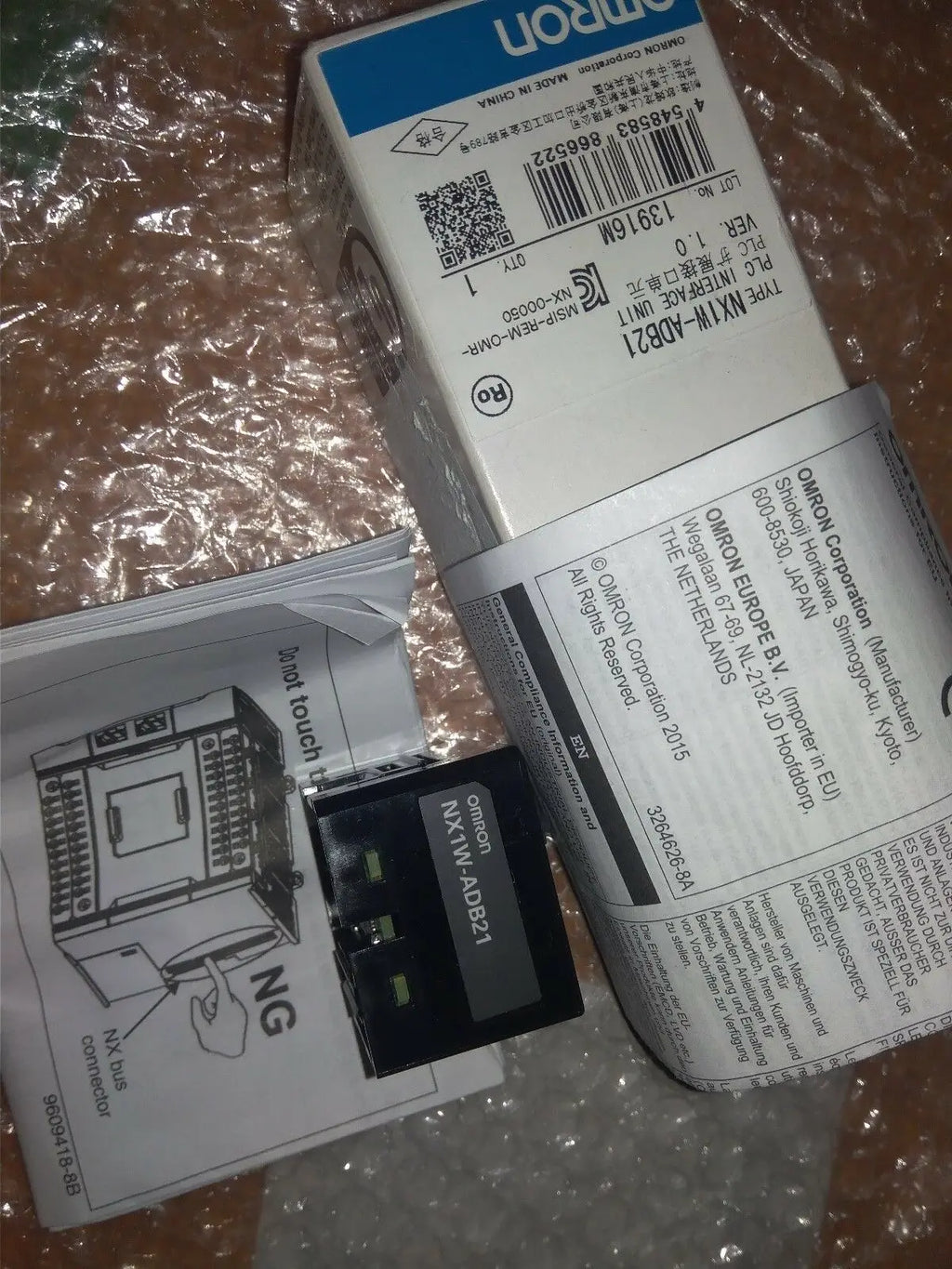 New  Omron  NX1W-ADB21  Analog input the palette   free shipping