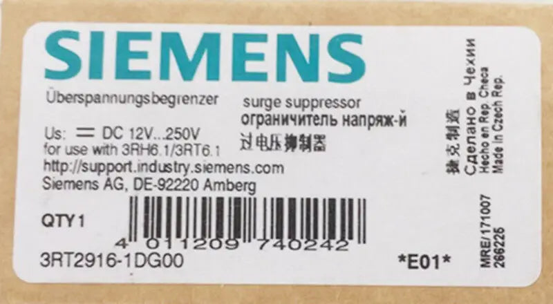 1PC  NEW   SIEMENS   3RT2916-1DG00   free shipping