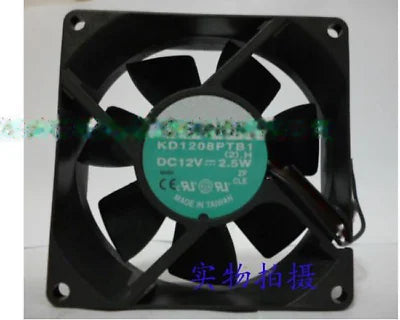 1pc fan new KD1208PTB2 12V 2.5W 1.3W SUNON 808025