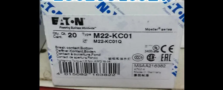 1PC  NEW   EATON  MOELLER  M22-KC01  free shipping