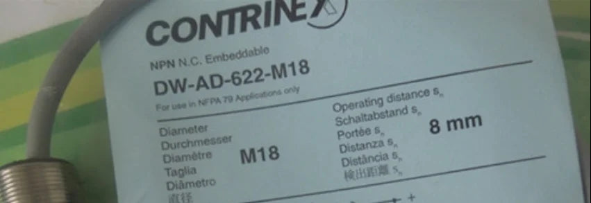 DW-AD-622-M18 DWAD622M18 Contrinex NEW IN BOX