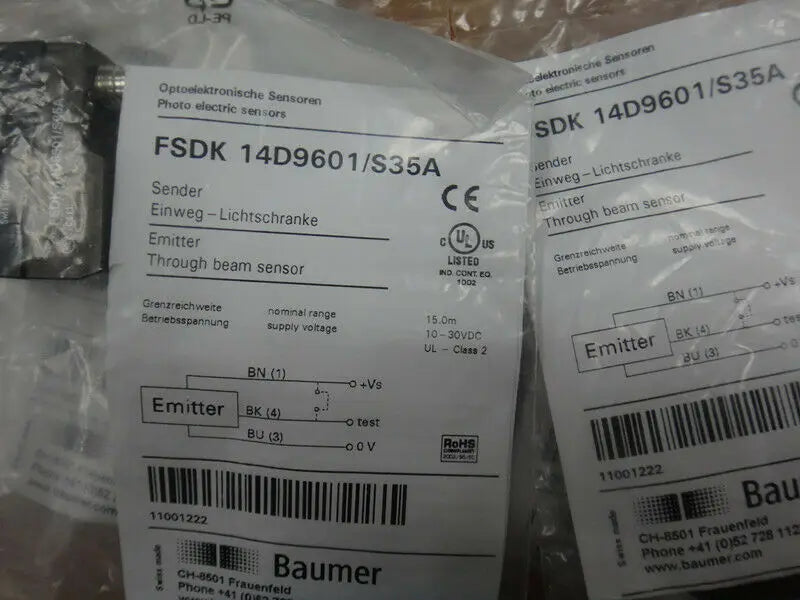 1PC NEW BAUMER FSDK 14D9601/S35A free shipping