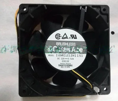 1pc fan new 109R1212H1151 12V 0.52A SANYO 12012038
