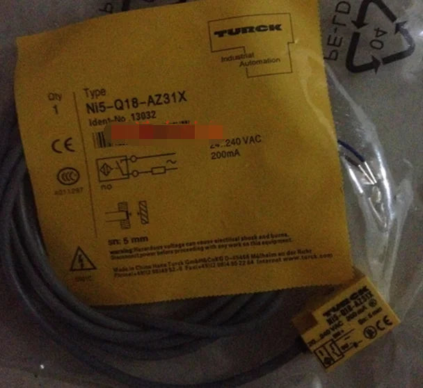New TURCK NI5-Q18-AZ31X Proximity switch sensor free shipping