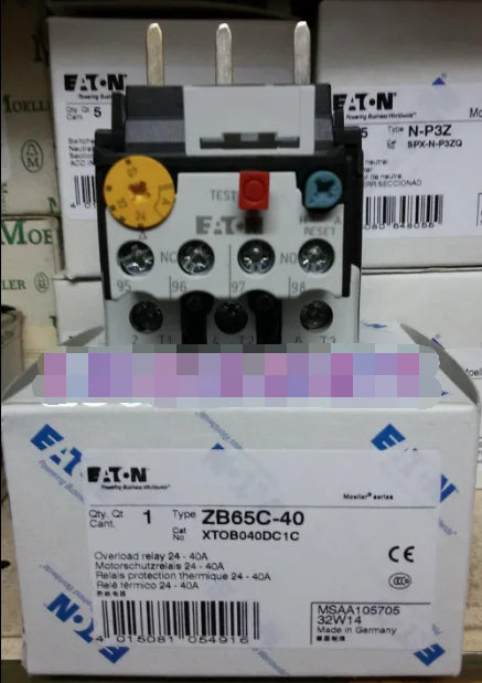 1PC NEW EATON MOELLER ZB65C-40 24-40A free shipping
