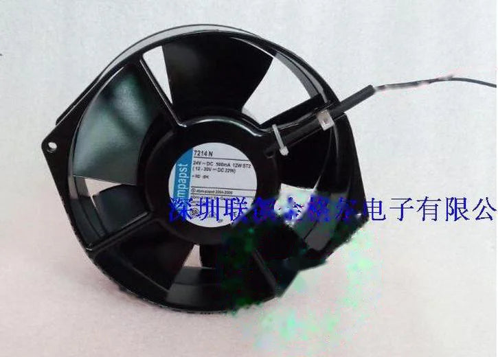 1pc new fan 7214N 24V 12W ebmpapst 15055 172*150*55 freeship