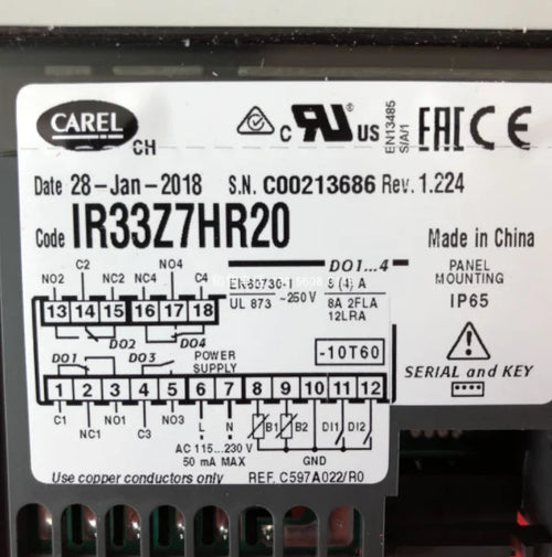 1PC   NEW   CAREL   IR33Z7HR20   220V    free  shipping
