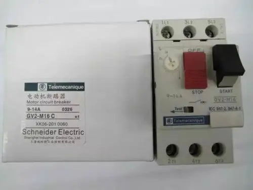 New Schneide GV2-M16C 9-14A circuit breaker free shipping