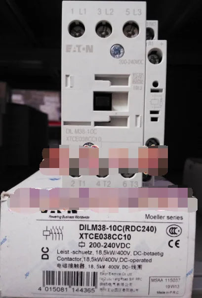1PC NEW EATON MOELLER DILM38-10C RDC240 free shipping