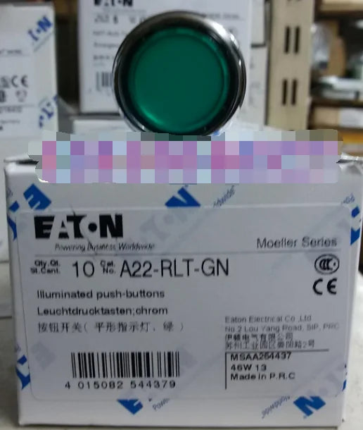 1PC  NEW   EATON  MOELLER  A22-RLT-GN   free shipping