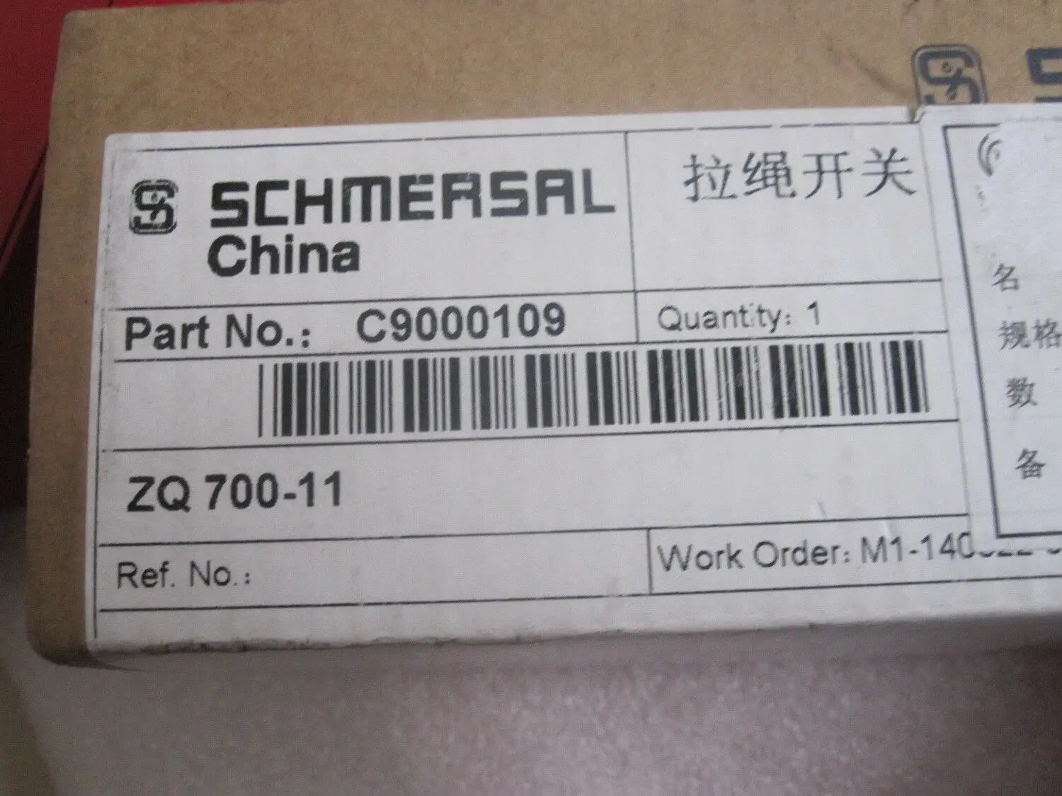 New Schmersal ZQ700-11 Scram rope switch free shipping