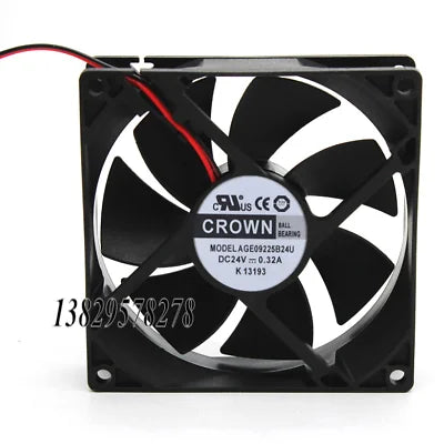 1pc new CROWN AGE09225B24U 9225 9025 24V 0.32A 9cm