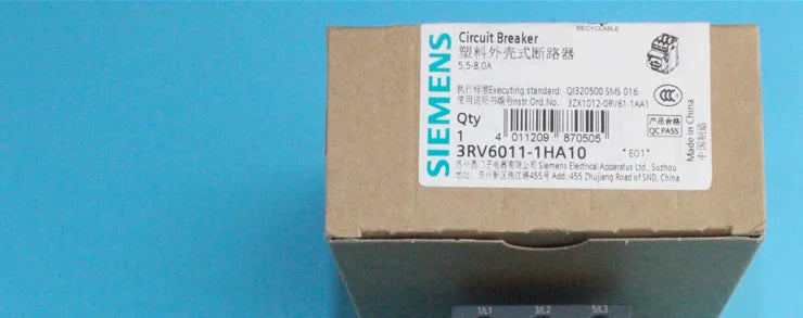 1pc      Siemens  3RV6011-1HA10  5.5-8A  circuit breaker   free shipping