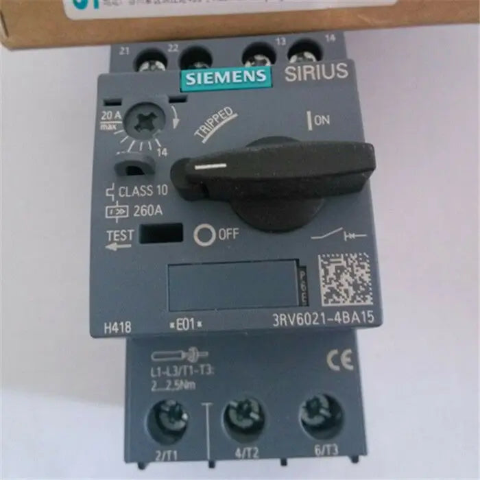1pc      Siemens  3RV6021-4BA15  14-20A  circuit  breaker  free shipping