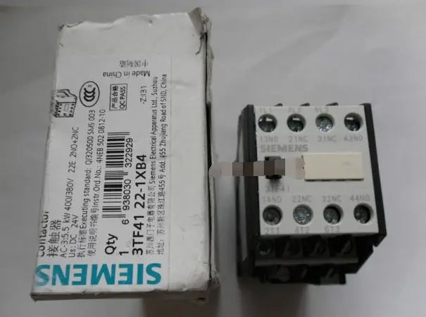 3TF4122-1XB4 3TF41 22-1XB4 1PC NEW IN BOX SIEMENS Contactor free shipping