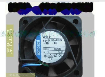 1pc fan new ebmpapst TYP 405F 5V 0.14A 0.7W 405FH 405F-RS0
