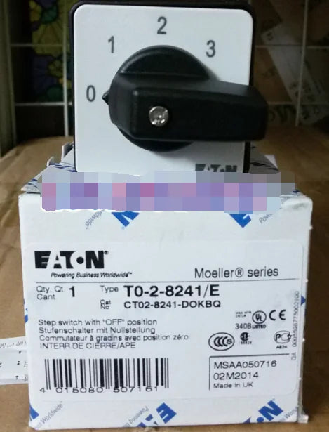 1PC NEW EATON MOELLER T0-2-8241/E free shipping