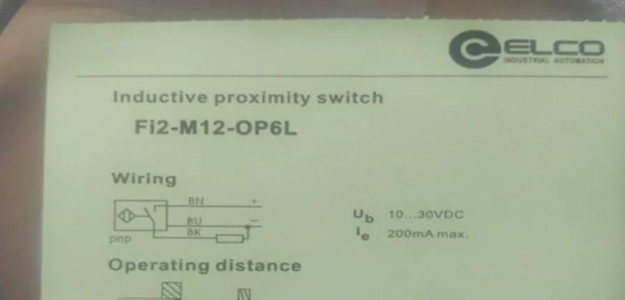FI2-M12-OP6L FI2M12OP6L NEW ELCO free shipping