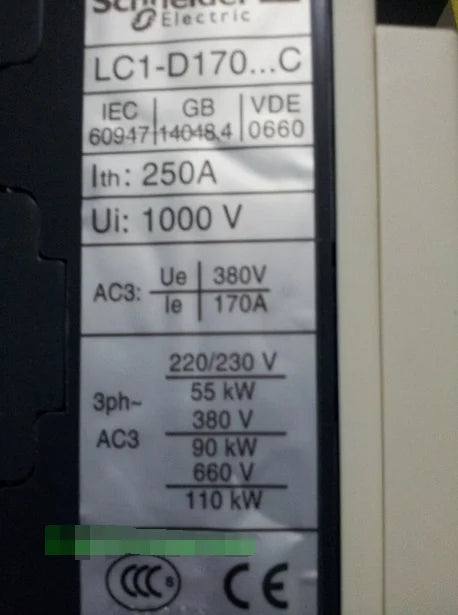 1PC New LC1D17000Q7C Schneider contactor
