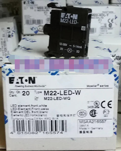 1PC  NEW   EATON  MOELLER  M22-LED-W   free shipping