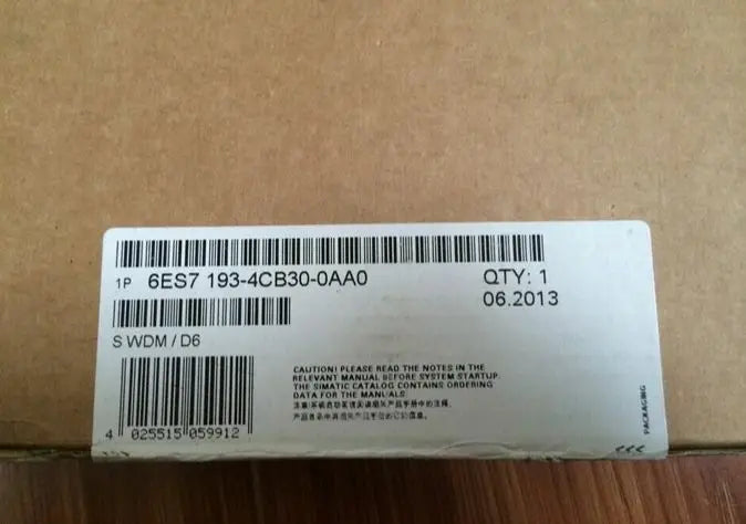 6ES7 193-4CB30-0AA0 6ES7193-4CB30-0AA0 1PC New Siemens free shipping