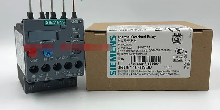 1pc      Siemens  3RU6116-1KB0  9-12.5A  Thermal  relay  free shipping