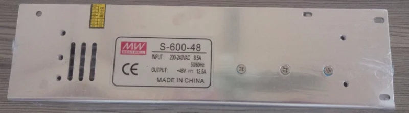 New  Mingwei MW   S-600-48 48V 12.5A  switching power supply  free shipping