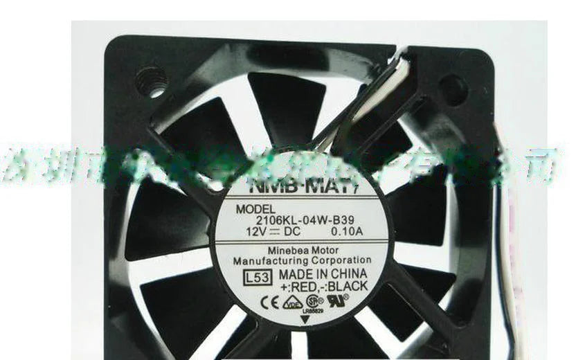 1pc new fan 2106KL-04W-B39 12VDC 0.10A NMB 50*50*15 L51 freeship